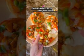 Mini pan pizza recipe😋,||