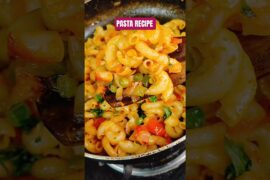 Street Style Masala Pasta 🔥 | 5 Minutes Easy Pasta Recipe | Super Tasty Masala Pasta