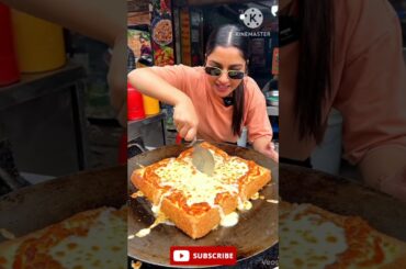 “5 Minute Bread Pizza Recipe 😱 | Cheese Burst Tawa Pizza Without Oven!”