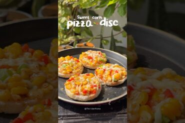 Sweet Corn Pizza disc #shorts #youtubeshorts #shortsfeed
