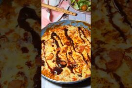 BBQ Bacon & Halloumi Orzo Recipe #bacon #bbq #halloumi #recipe