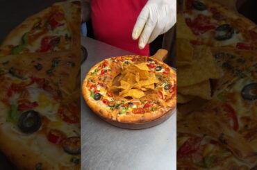 Crown shape pizza 👑🍕 – dekhte hi bhookh lag jaye! 🔥 #shorts #shortsfeed #foodshorts