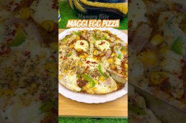 Maggi Egg Pizza in 5 Minutes 🍕 #shorts #egg #maggie #pizza #viral #food #cooking #recipe #trending