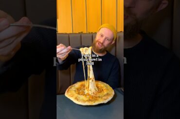 Pasta in a pizza bowl in Hull - Pasco's Italian #yorkshire #yorkshirefood #hull