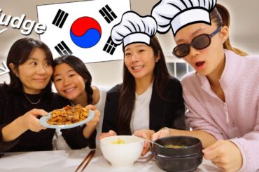 WE DID A KOREAN COOKING COMPETITION...