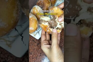 Italian Bomboloni Recipe 🍩 | Chocolate Filled Donuts | Easy Dessert ✨