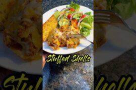 Stuffed Pasta Shells #pasta #stuffedshells #recipe #viral #shorts #cooking #food #easyrecipe #fyp