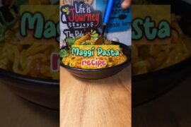 मैगी पास्ता 🤤🔥 ll maggi masala pasta 🔥ll मैगी मसाला पास्ता😋#shortsfeed #food #viral #shorts #recipe