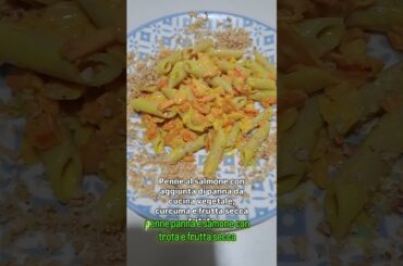 PENNE INTEGRALI CON PANNA VEGETALE TROTA E SALMONE #pasta #cucina #food
