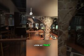 OMG! Giant WINE Bottle at La Cucina Italian Restaurant!