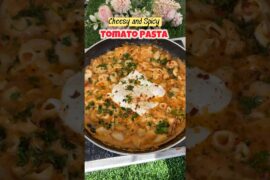 Easy Tomato Pasta 😍 #shorts #cooking #pasta #recipe #trending #food