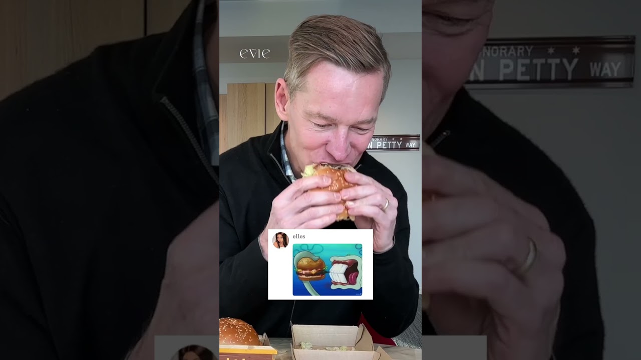 Viewers are convinced McDonald’s CEO spit out the Big Mac during a taste test Viewers are convinced McDonald's CEO spit out the Big Mac during a taste test