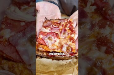 🍕 PIZZA PROTEICA #fit #PizzaProteica #RecetasFitness #AltaEnProteina #ComidaReal #RecetasSaludables