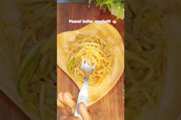 Viral Noodle recipe|Peanut butter speghetti #viral #recipe #ytshorts #pasta#noodles#italian#trending