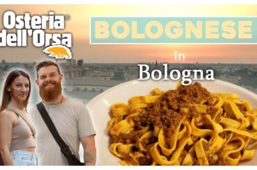 Tagliatelle al Ragù in Italy's Food Capital | Osteria Dell’Orsa Review