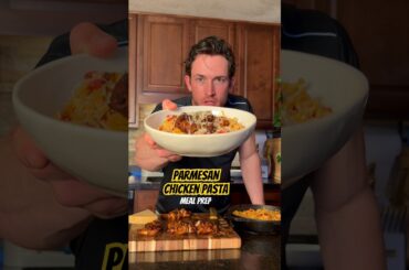 EASY Parmesan Chicken Pasta 🔥 (38g protein)