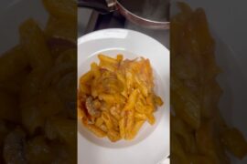 Shrimp Penne Pasta Quick and easy #pasta #italy #food #dubai #ramadan #easyrecipe #المغرب