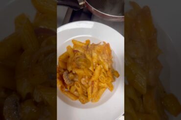 Shrimp Penne Pasta Quick and easy #pasta #italy #food #dubai #ramadan #easyrecipe #المغرب