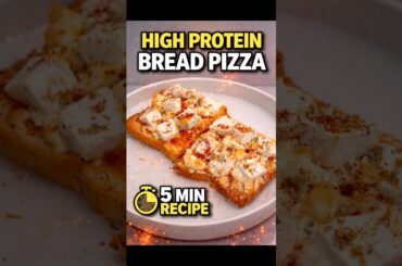 High protein bread pizza 😍 subscribe for part -2 ##shorts #viral #food