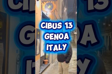 Checking out Cibus 13 in Genoa Italy