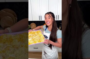 My favorite game day recipe!  I make cheesy onion rings on a baking sheet.