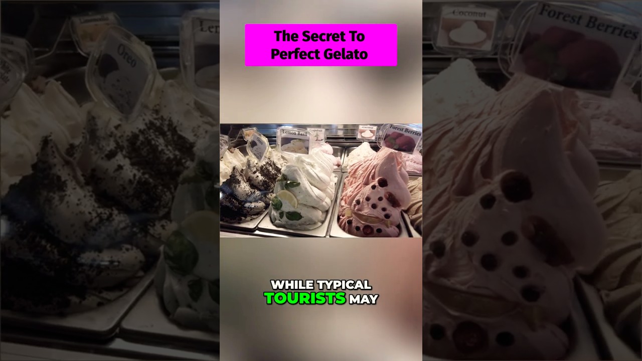 Real Italian Gelato vs Tourist Gelato in Rome Real Italian Gelato vs Tourist Gelato in Rome