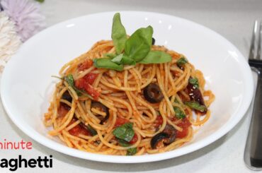 Quick & Easy Spaghetti Recipe | Italian Pasta Spaghetti in 5 minutes | Keep Cooking with Priya
