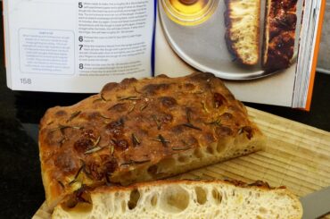 First ever Focaccia. Recipe from How I Cook by Ben Lippett, aka Dinner by Ben.