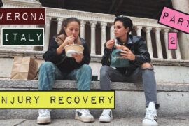 Travel Vlog. Italian Food. Athlete Injury Recovery. Trip to Verona