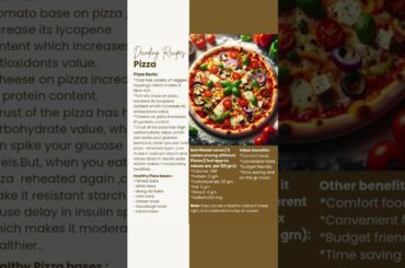 Decoding Recipes Pizza #food #healthyeating #nutritiontips #italy #pizzarecipe