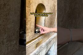 trying a mysterious wine window in Italy #wine #italy #italian #whitewine