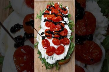 This Burrata Cherry Tomato Sandwich Will Ruin All Other Sandwiches 🤤