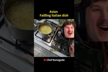 Asian failing Italian dish