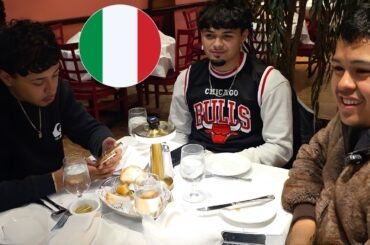 ITALIAN RESTAURANT MUKBANG IN NEW YORK FT.  BENJY CHAVEZ 🏙🍎 | EZZMO & YOYO LIVE
