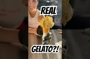 Is This REAL Italian Gelato?! 🍦 (Taste Test) #shorts