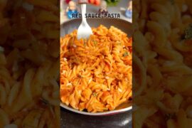 Red Sauce Pasta #shorts #pasta #pastarecipe #recipe #viral