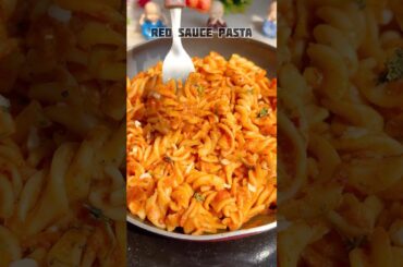 Red Sauce Pasta #shorts #pasta #pastarecipe #recipe #viral