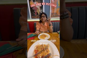 Fire and Ice Pizzeria Kolkata for authentic Italian cuisine! #spottedonshorts #trending #food