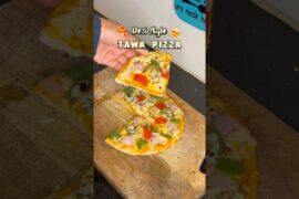 Tawa pizza🍕 #food #indianfoodmadeeasy #viralvideo #tasteofindia #recipe #youtubeshorts #cooking ♥️