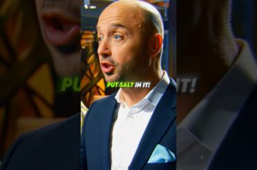 A Small Salt Issue Made an Italian Chef Angry, but the Result Proved Him Wrong!