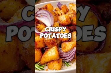 Italian Crispy Roast Potatoes 🇮🇹🥔#roastpotatoes #italianfood #cooking
