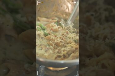 😋Homemade Italian White Sauce Pasta Recipe 🍝 #cooking #easyrecipes