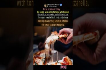 Pizza Wasn’t Originally Italian #pizza #foodhistory #didyouknow #historyfacts #shorts #foodfacts