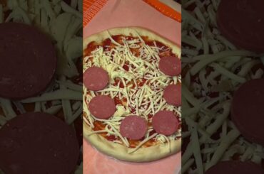 Easy Homemade Sausage & Cheese Pizza | Simple Pizza Recipe #food #cooking