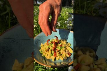 Pasta con piselli e pancetta #chefmaxmariola