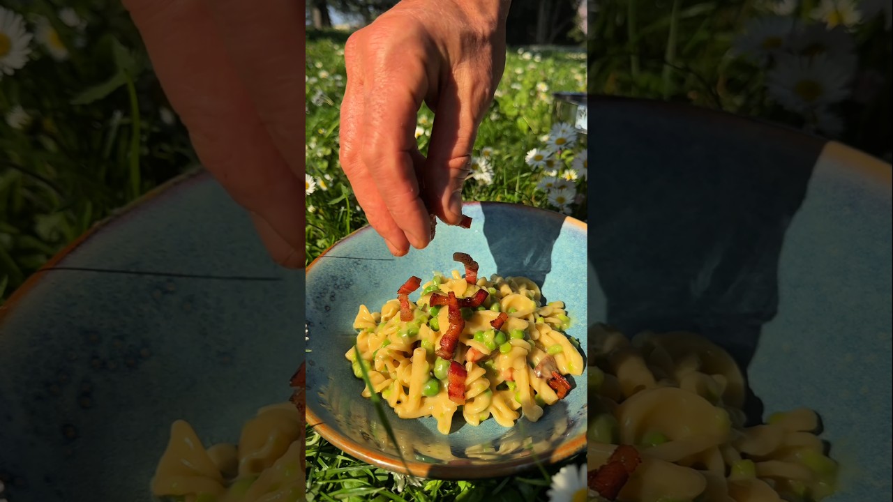 Pasta con piselli e pancetta #chefmaxmariola Pasta con piselli e pancetta #chefmaxmariola