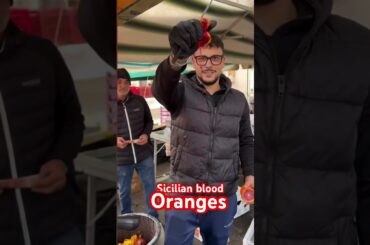 Sicilian blood oranges 🍊 #redoranges #red #orange #sicily #travel #italy #food #trending