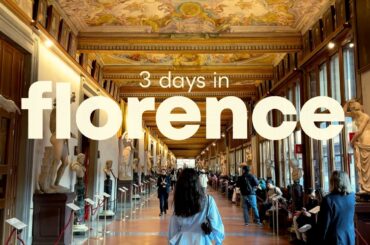 Florence ASMR 🇮🇹 | Uffizi Gallery, Pasta Making & Hidden Gems | Italy Travel Vlog