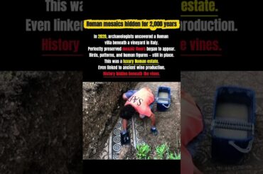 Roman Mosaics Hidden Under Vineyards for 2,000 Years