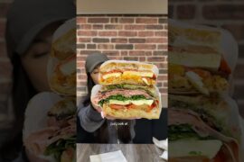 Toronto’s most STACKED Italian sandwich #torontoeats #torontofoodie #sandwich #foodreview #delimeat